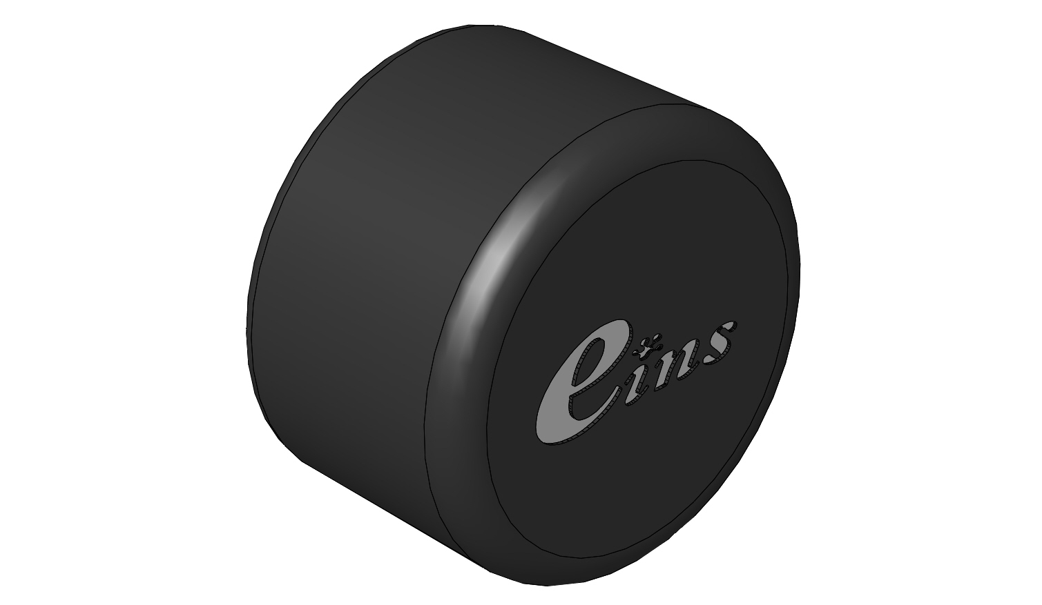 PIPE END CAP PHI.20(BLACK)